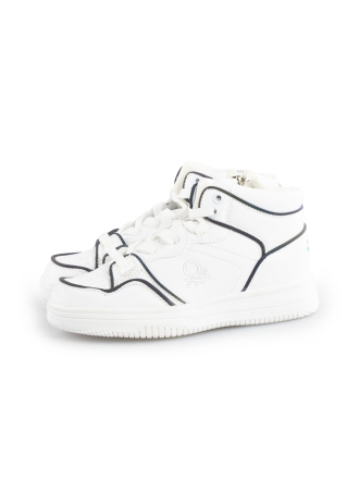Benetton Hoge sneakers Wit 162646