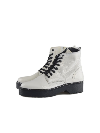 Linea Zeta Veterboots Wit 170019