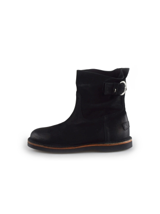 Shabbies Enkellaarzen Zwart 171281