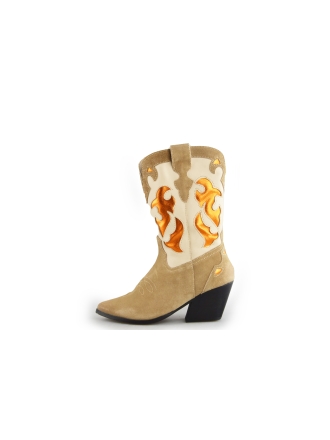 Omoda Cowboy laarzen Beige 172206