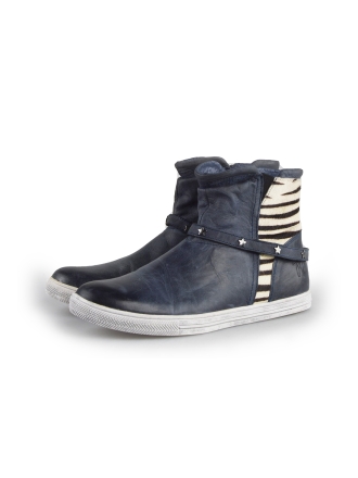Muyters Enkellaarzen Blauw 181259
