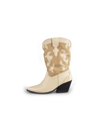 Omoda Cowboy laarzen Beige 182346