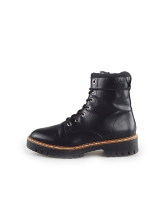 s. Oliver Veterboots Zwart 185031
