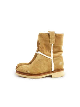 Notre-V Enkellaarzen Beige 190054