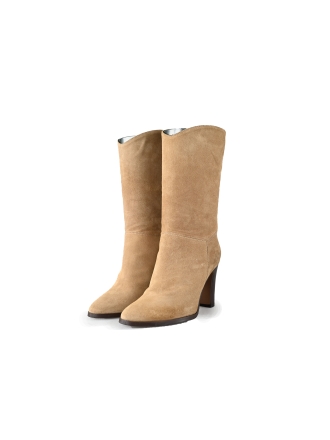 Notre-V Enkellaarzen Beige 190927