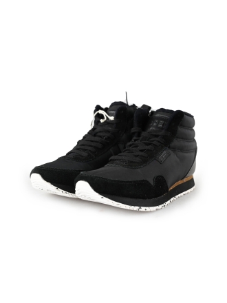 Woden Hoge sneakers Zwart 192437