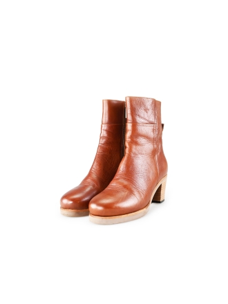 Shabbies Enkellaarzen Cognac 193650