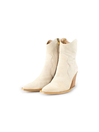 Notre-V Enkellaarzen Beige 194015