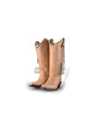 La Pintura Cowboy laarzen Beige 195692