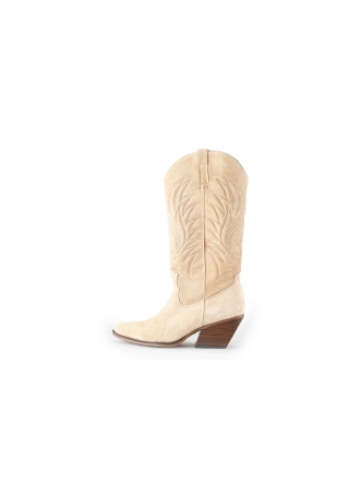 Boeties Cowboy laarzen Beige 195727