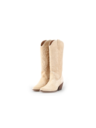 Boeties Cowboy laarzen Beige 195727