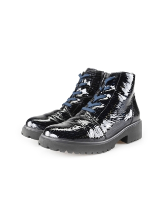 Waldlaufer Veterboots Zwart 196083