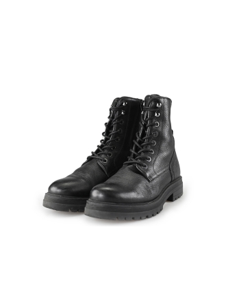 Poelman Veterboots Zwart 196153