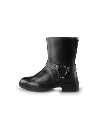Manfield Biker boots Zwart 200813
 