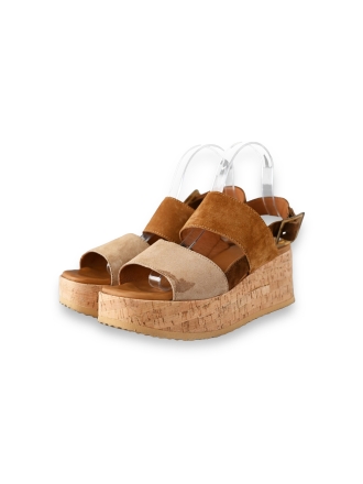 VIA VAI Sandalen Bruin 200277