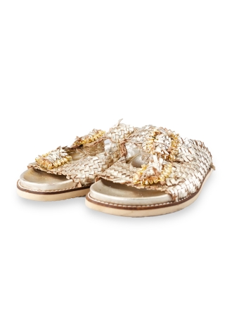 Lina Locchi Slippers Goud 201287