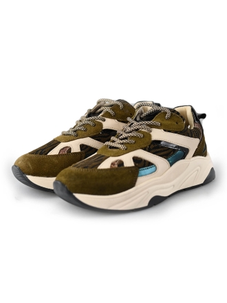 Poelman Sneakers Groen 210420