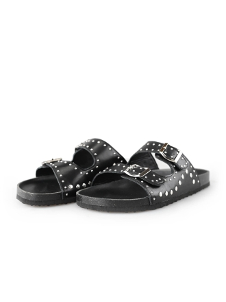 Ann Rocks Slippers Zwart 211171