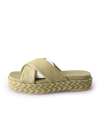 Shabbies Slippers Groen 212434