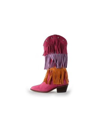 DWRS Cowboy laarzen Roze 219850