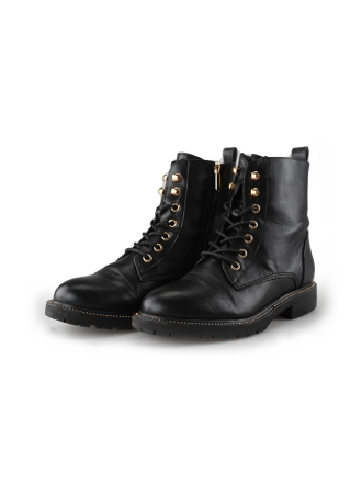 Poelman Veterboots Zwart 211033