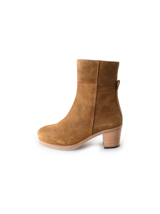 Shabbies Enkellaarzen Bruin 212396