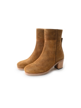 Shabbies Enkellaarzen Bruin 212396