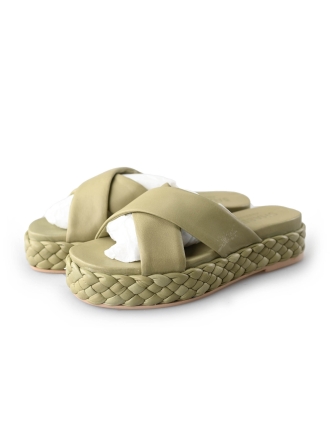 Shabbies Slippers Groen 212433