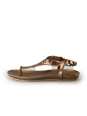 Fred de La Bretoniere Sandalen Brons 212538