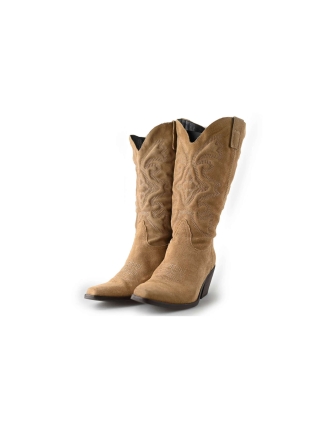 Notre-V Cowboy laarzen Beige 213690