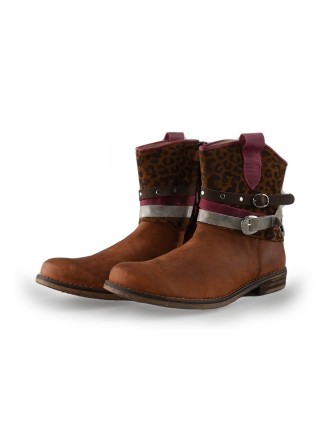 Nelson Enkellaarzen Bruin 215717