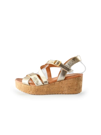 VIA VAI Sandalen Goud 216388