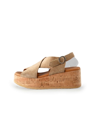 VIA VAI Sleehakken Beige 216496