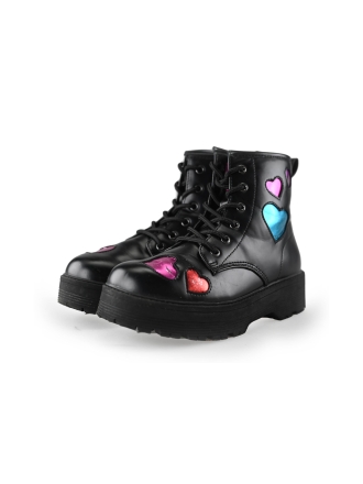 Skechers Veterboots Zwart 219182