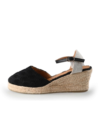 Supercracks Espadrilles Zwart 224451