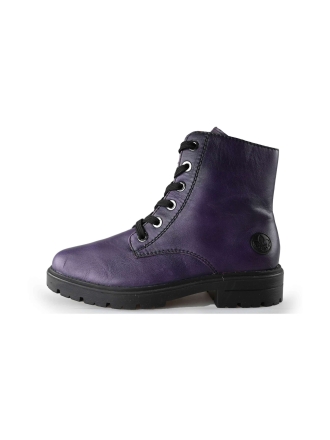 Rieker Veterboots Paars 229542