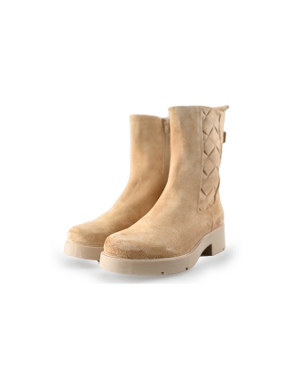 Manfield Enkellaarzen Beige 236694