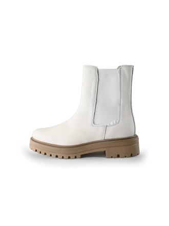 Poelman Chelsea boots Wit 238013