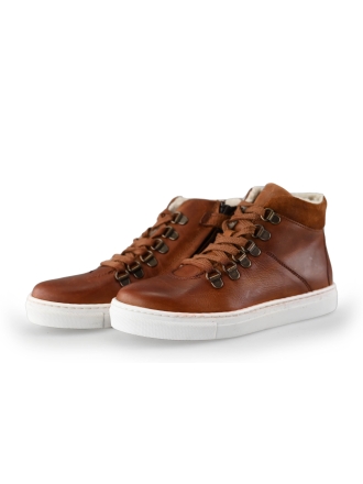 Omoda Hoge sneakers Bruin 239857