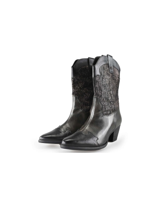 Lazamani Cowboy laarzen Zwart 230030