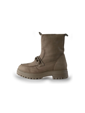 Poelman Enkellaarzen Beige 230306