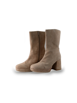 VIA VAI Enkellaarzen Beige 231638