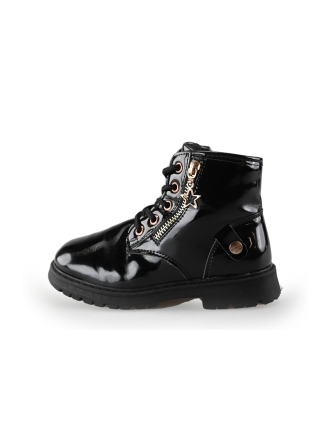  Veterboots Zwart 232366