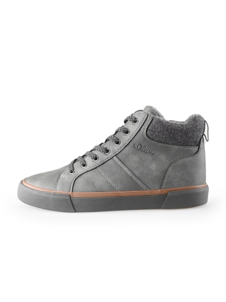 s. Oliver Hoge sneakers Grijs 233464