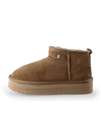 Warmbat Enkellaarzen Bruin 233525
