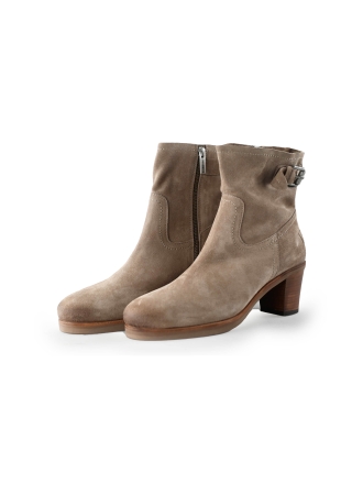 Shabbies Enkellaarzen Bruin 234376
