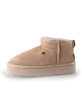 Warmbat Enkellaarzen Beige 235089