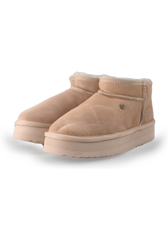 Warmbat Enkellaarzen Beige 235089