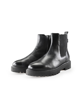 Manfield Chelsea boots Zwart 236355