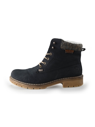 Rieker Veterboots Blauw 236939